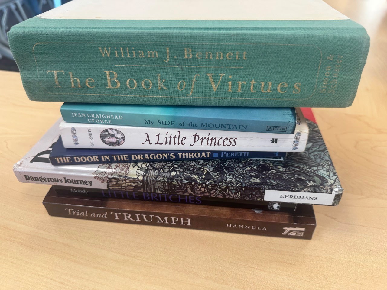 The books passed around the room that morning